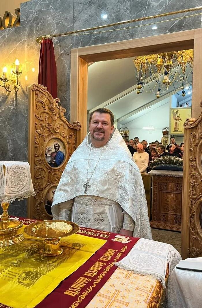    На фото протеирей Георгий Козак // vk.ru/elisavetahram