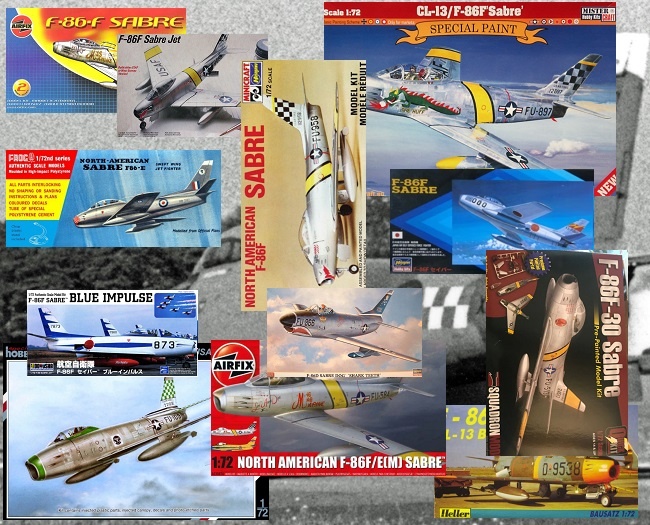 North American F-86 «Sabre». Часть 5. Китография в масштабе 1/72.