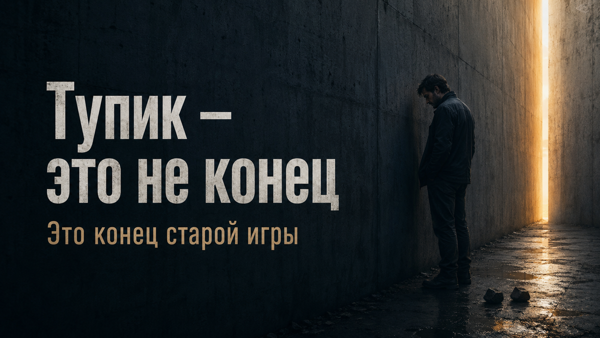 Иногда жизнь закрывает старый путь не для того, чтобы наказать нас, а чтобы мы наконец перестали искать выход там, где его никогда не было.