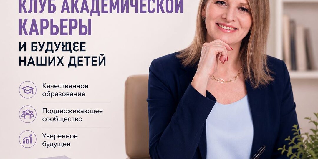 🗓️ Бесплатный курс, Клуб академической карьеры и будущее наших детей