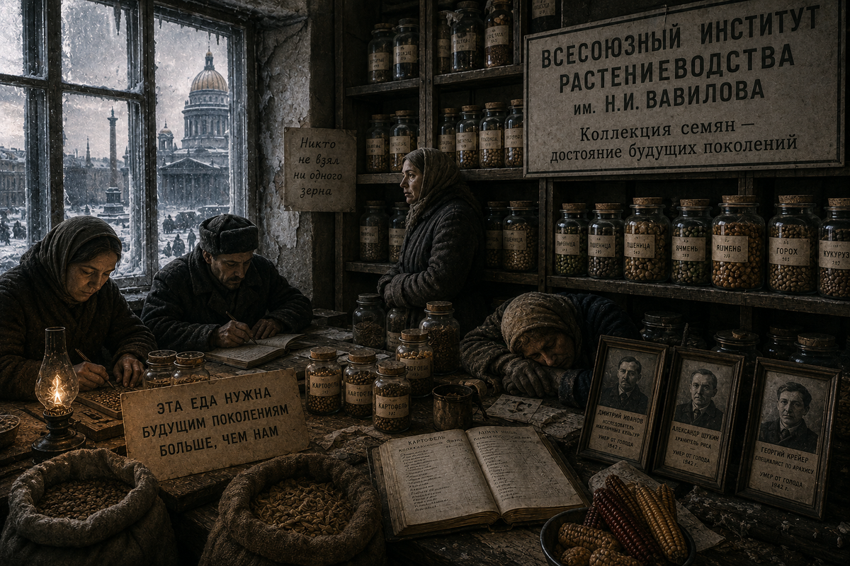 Сотрудники ВИРа умерли от голода, но сохранили коллекцию семян для будущего