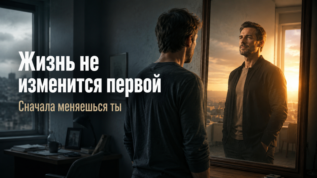 Иногда самый короткий путь к другой жизни начинается не с новых обстоятельств, а с честного взгляда в зеркало.