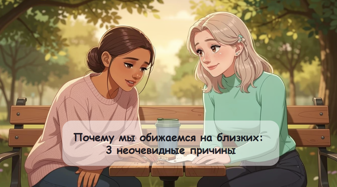 Обложка статьи "Почему мы обижаемся на близких". Авторское изображение