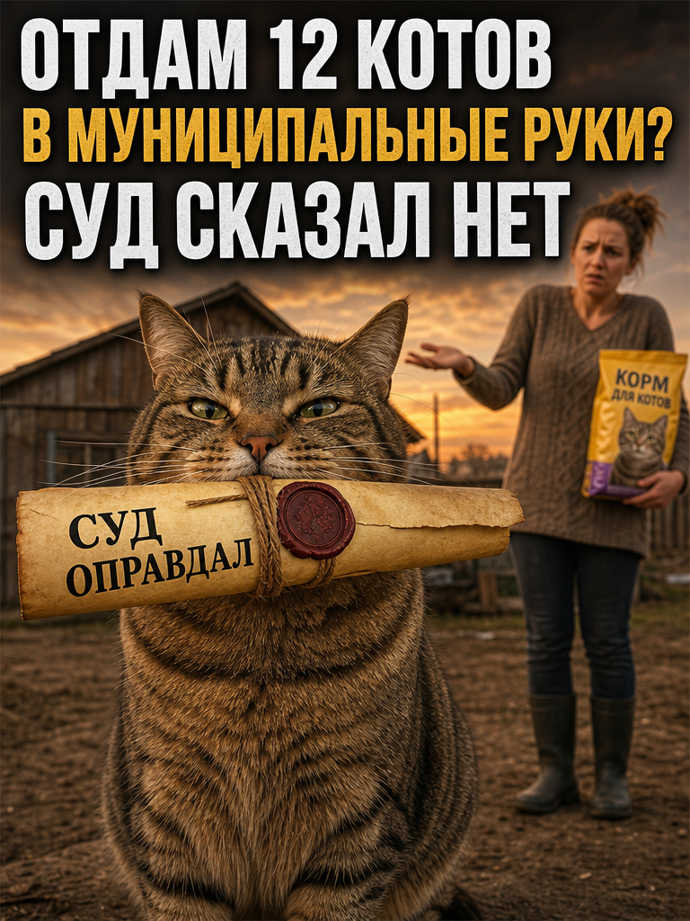 Кот с решением суда в зубах — образ, который лучше тысячи слов. А как бы выглядел ваш питомец на месте этого усатого юриста