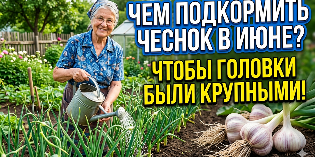 Свекровь 50 Лет Растит Чеснок и Всегда Был Крупный. Вот Чем Она Его Удобряет в Июне!