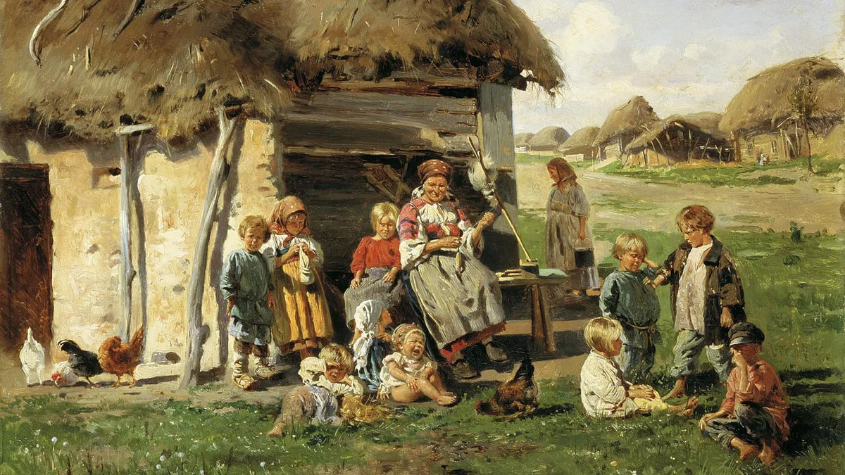 Большая семья картина 