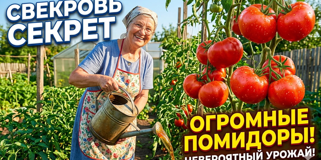 Свекровь 20 лет Поливает Этим Помидоры. Результат Невероятный!