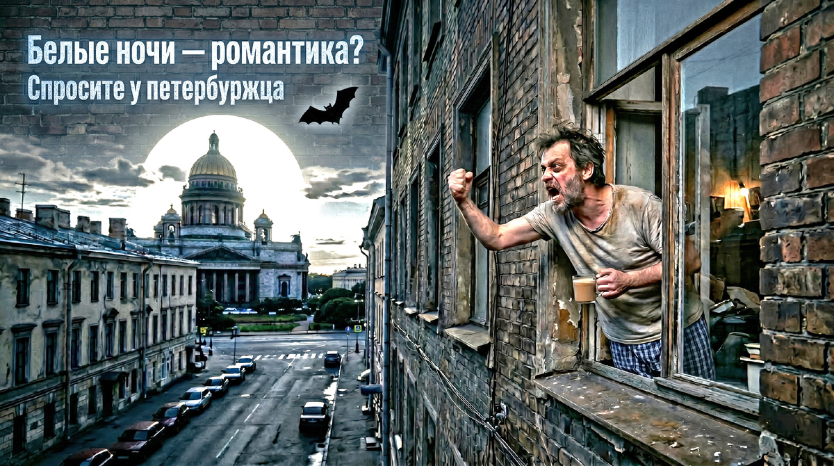 Главный баг петербургского неба: почему Белые ночи — это не романтика, а заговор против вашего сна