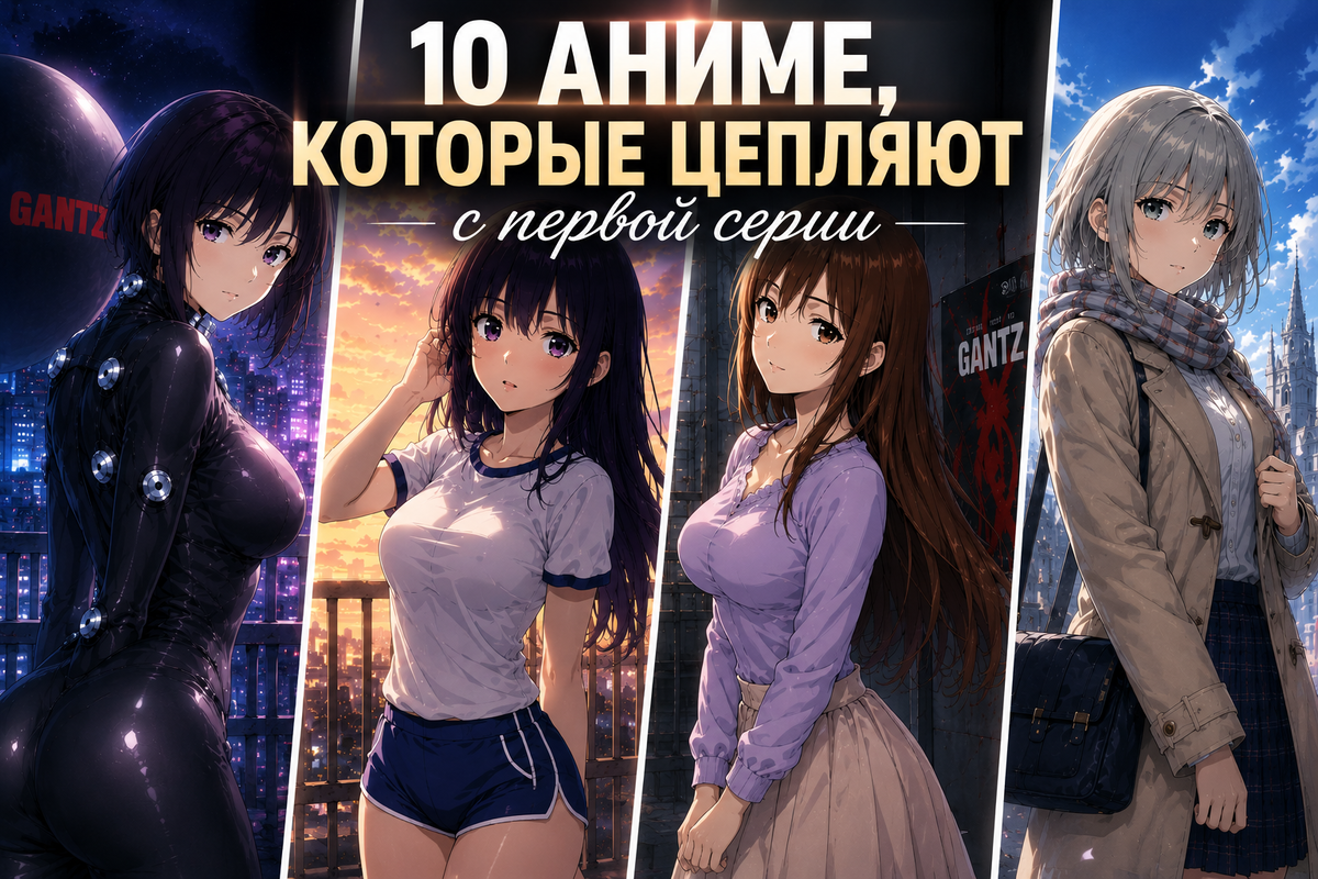 Персонажи из аниме, которые присутствуют в данной статье. 
