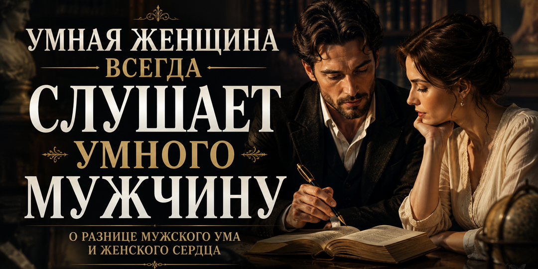 Умная женщина всегда слушает умного мужчину