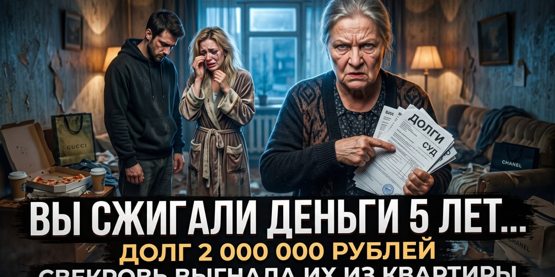 «Ты прожигаешь наше будущее каждый день» — свекровь узнала правду о долгах невестки и поменяла замки