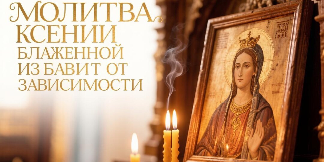 Молитва Ксении Блаженной избавит от зависимости