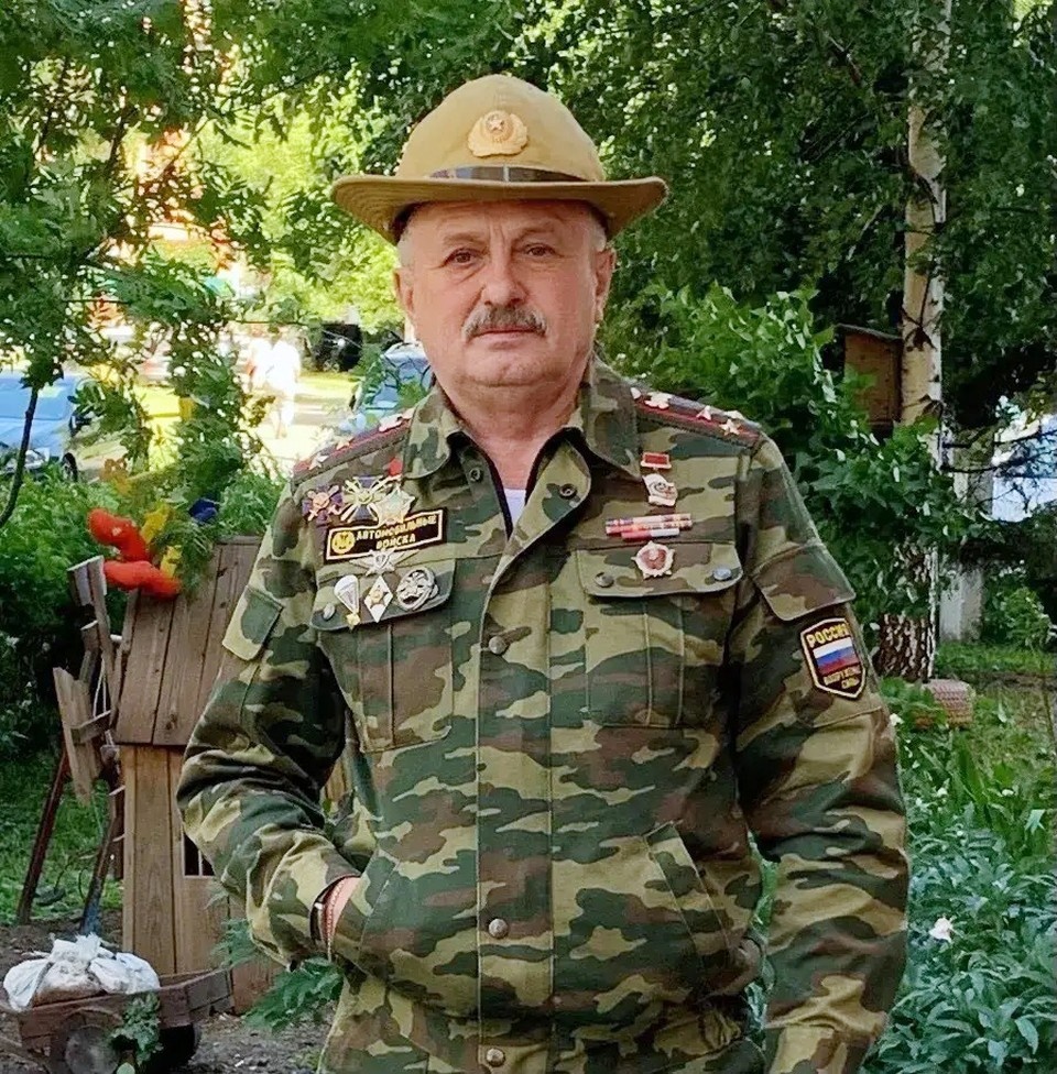   Житель Реутова, ветеран Афганистана и Чечни, военный пенсионер Валерий Сайгаков. Фото - личный архив Валерия Сайгакова