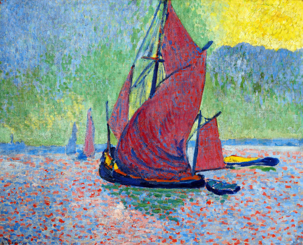 Андре Дерен, «Красные паруса», 1906, холст, масло, 76 × 99 см, частная коллекция