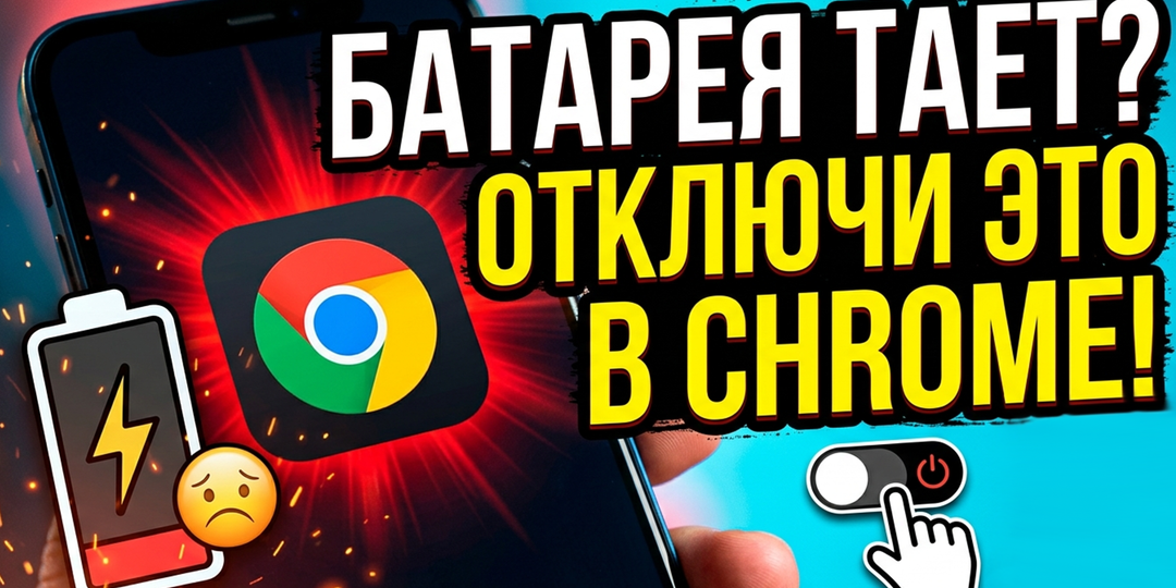 Как Google Chrome разряжает батарею вашего смартфона и какие настройки нужно отключить