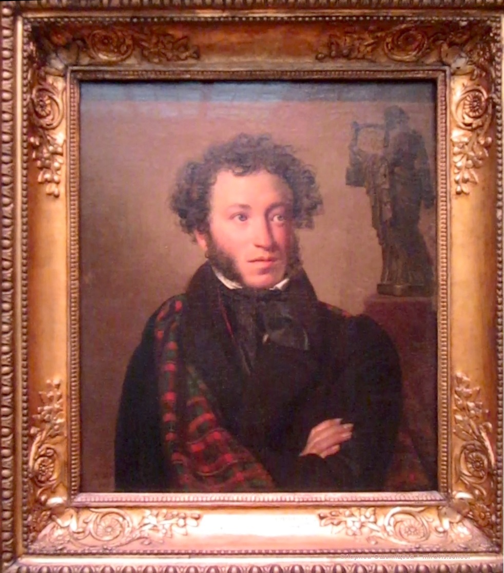 Портрет А. С. пушкина. 1827 г. Кипренский Орест. Третьяковская галерея. ©Лариса Ошвинцева • miravis.school
