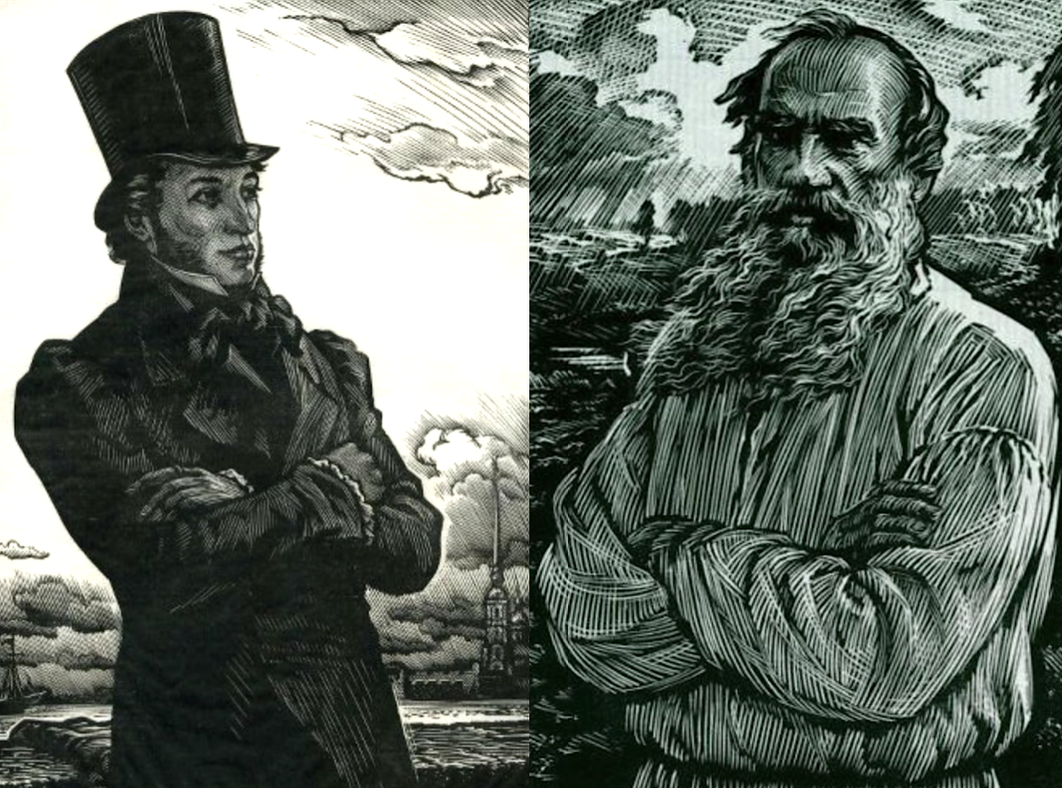 Н.И. Калита портрет А.С. Пушкина, портрет Л.Н. Толстого, Государственный музей-заповедник Л.Н. Толстого