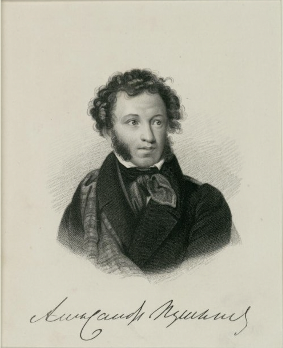 Н.И. Уткин Портрет Пушкина Александра Сергеевича (1799-1837). XIX век. Государственный-музей-заповедник Л.Н. Толстого