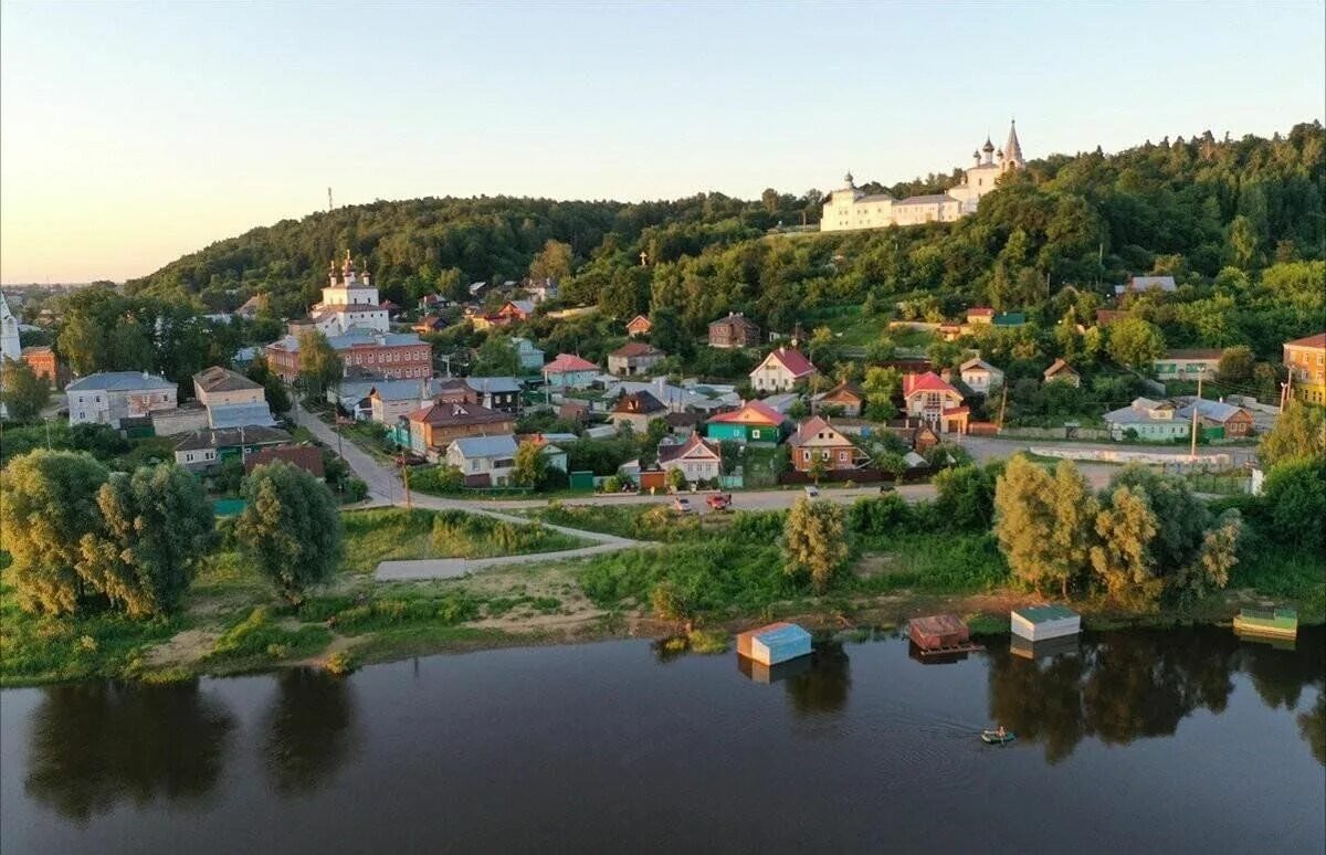 Вид на Гороховец и Клязьму