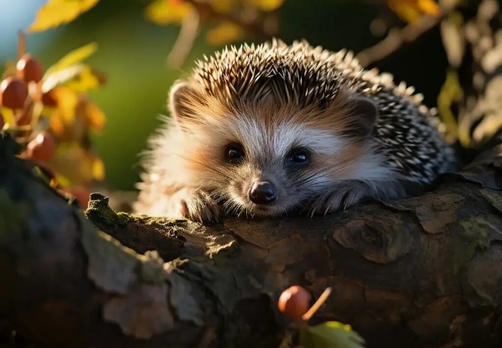 Ёж обыкновенный (Erinaceus europaeus).