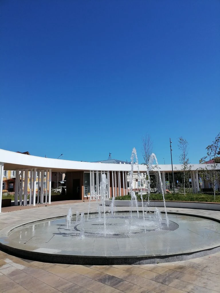 Фонтан в центре города Фото автора