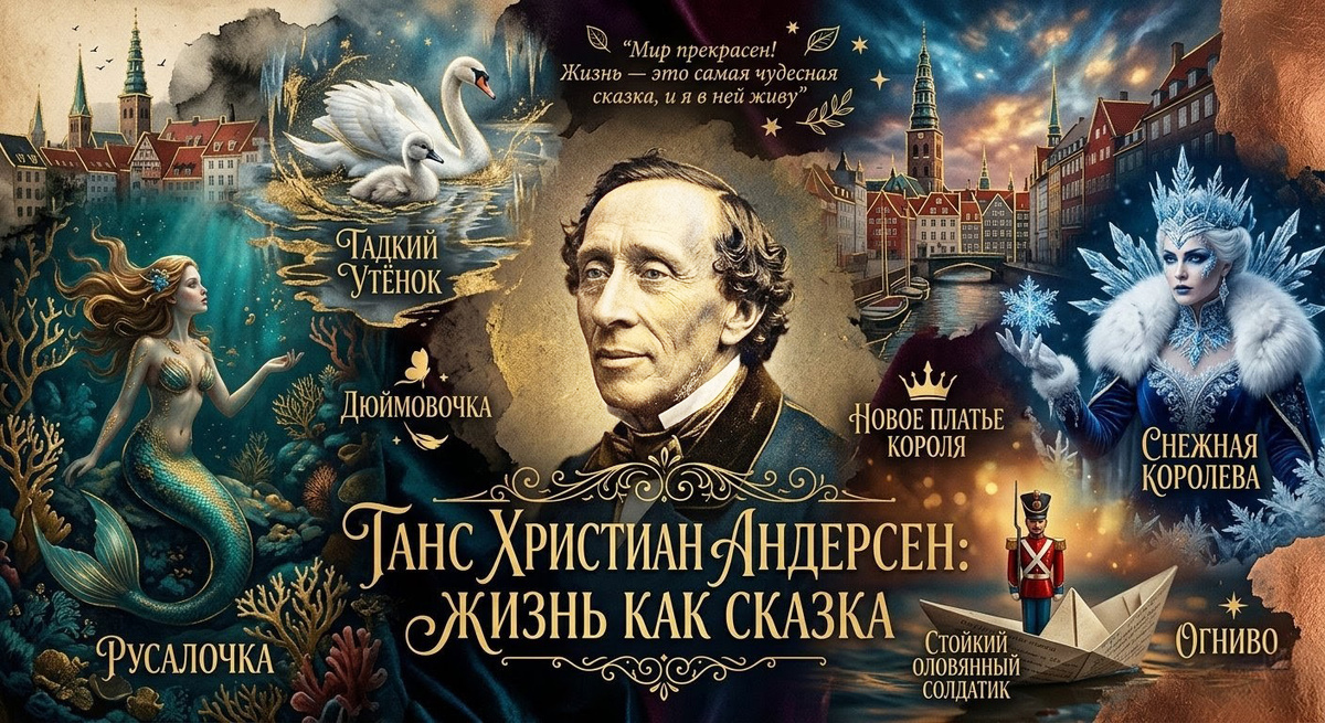 Гений сказки: ГАНС ХРИСТИАН АНДЕРСЕН
