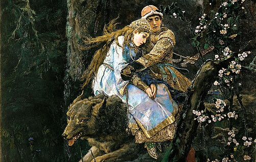 Виктор Васнецов. Иван-царевич на Сером Волке, 1889.