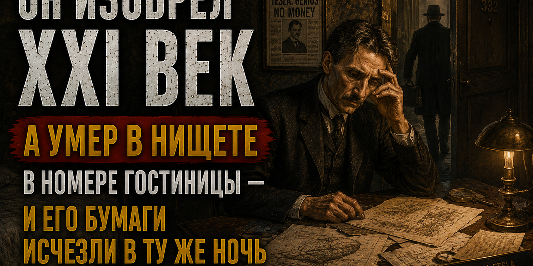 Он изобрёл XXI век. А умер в нищете в номере гостиницы — и его бумаги исчезли в ту же ночь
