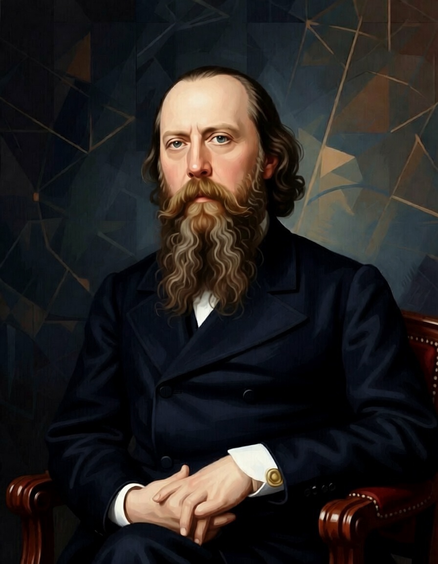 Портрет М. Е. Салтыкова‑Щедрина. Художник: И. Н. Крамской, 1879 год. Холст, масло. Хранится в Государственной Третьяковской галерее. Образ писателя-мыслителя: глубокая задумчивость и внутренняя напряжённость.