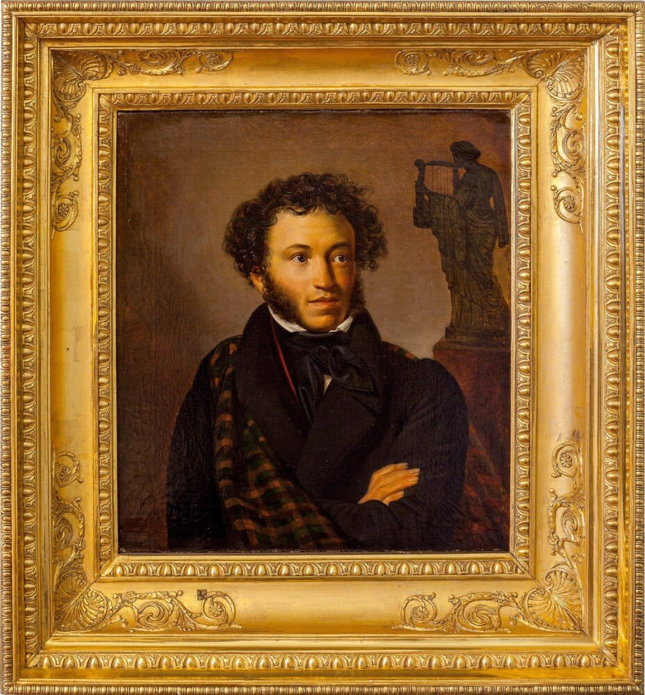 Орест Кипренский. Портрет А. С. Пушкина. 1827. Изображение из открытых источников
