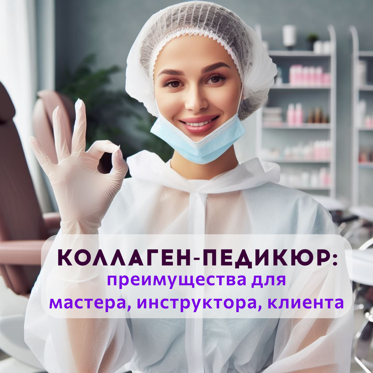 Преимущества технологии коллаген-педикюр