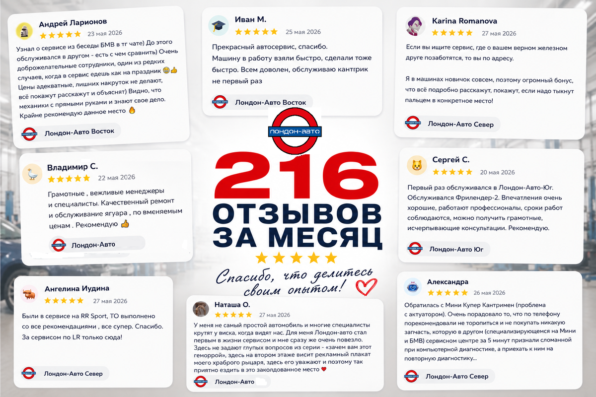 216 отзывов клиентов за май. Спасибо за доверие ❤️