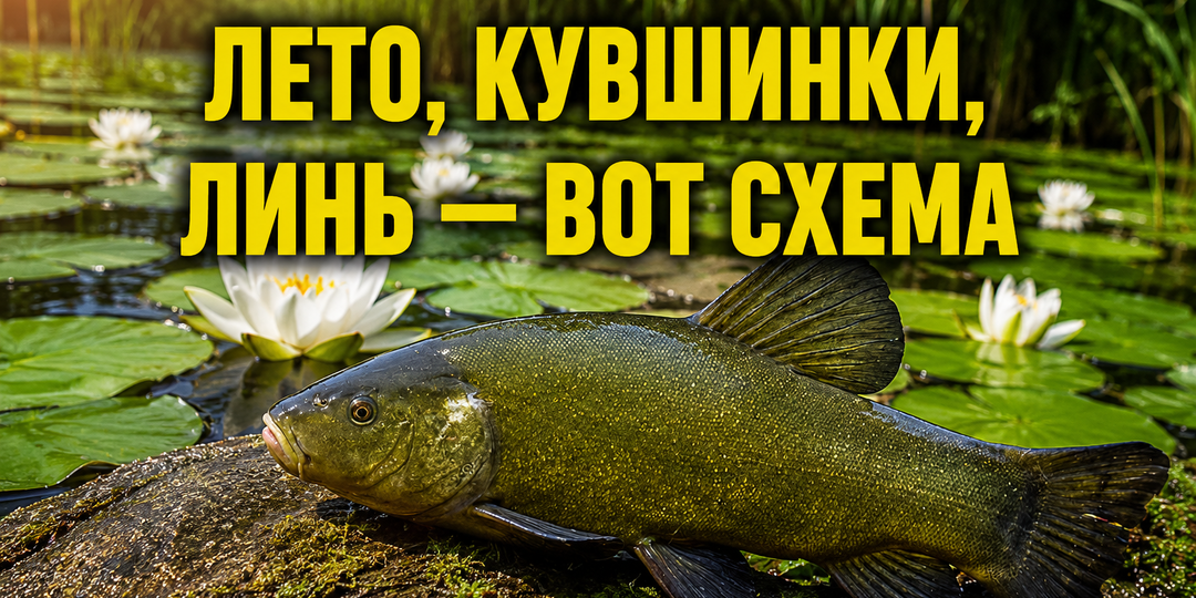 Ловля линя летом: где искать и на что ловить