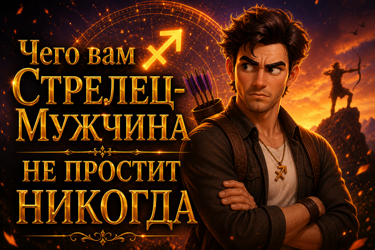  Чего не простит мужчина-стрелец
