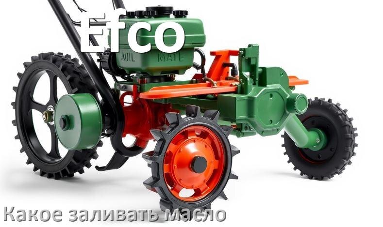 
Какое масло заливать в мотоблок Efco в двигатель и редуктор