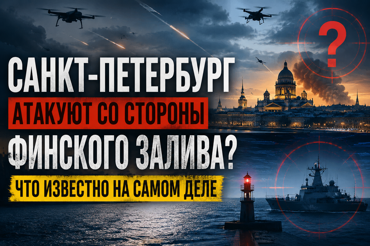 Санкт-Петербург атакуют со стороны Финского залива. Что известно на самом деле?