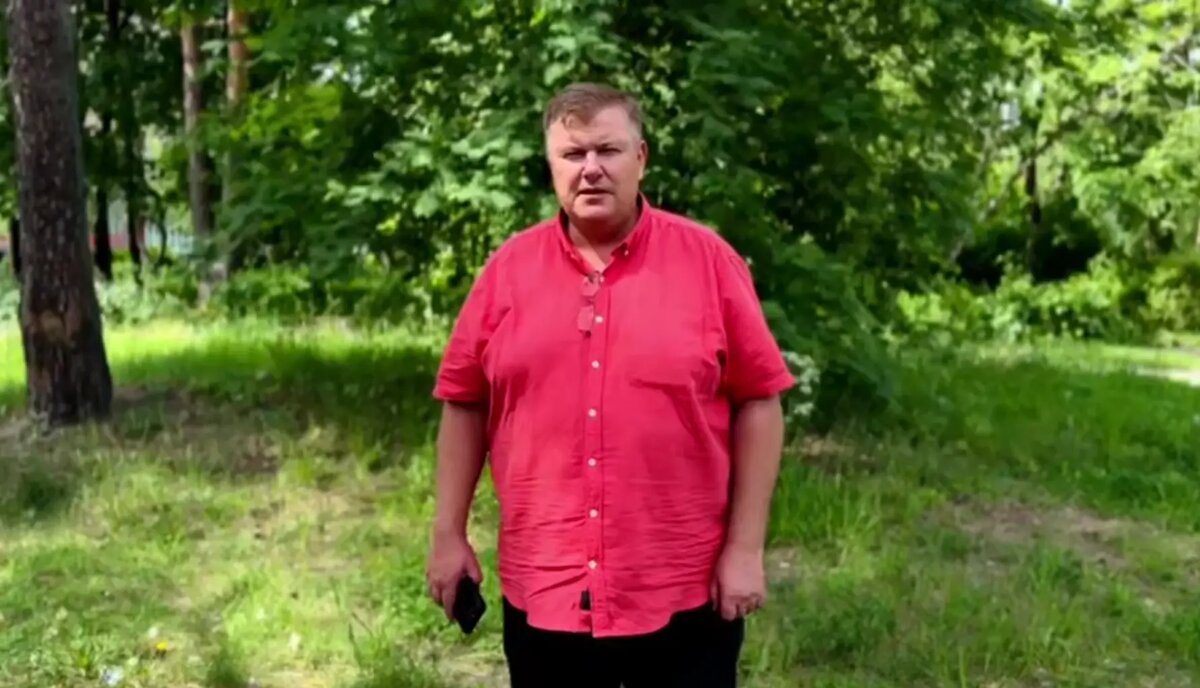    Глава Ломоносовского района Алексей Кондрашов. Фото: стоп-кадр видео от пресс-службы администрации Ленобласти