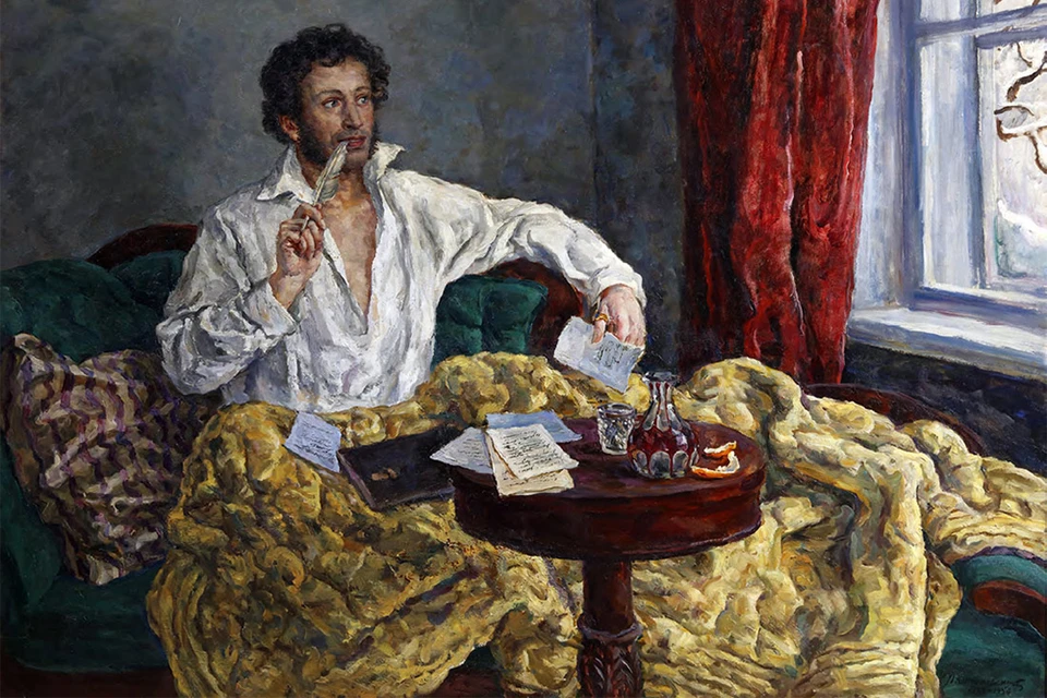 Кончаловский П.П. Пушкин в Михайловском 
