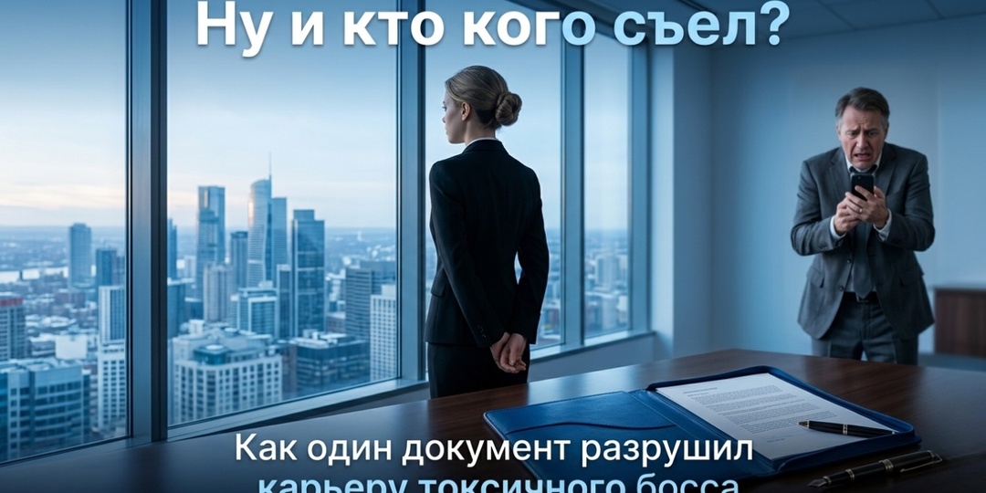 Умный начальник думал, что я буду терпеть его крики ради премии