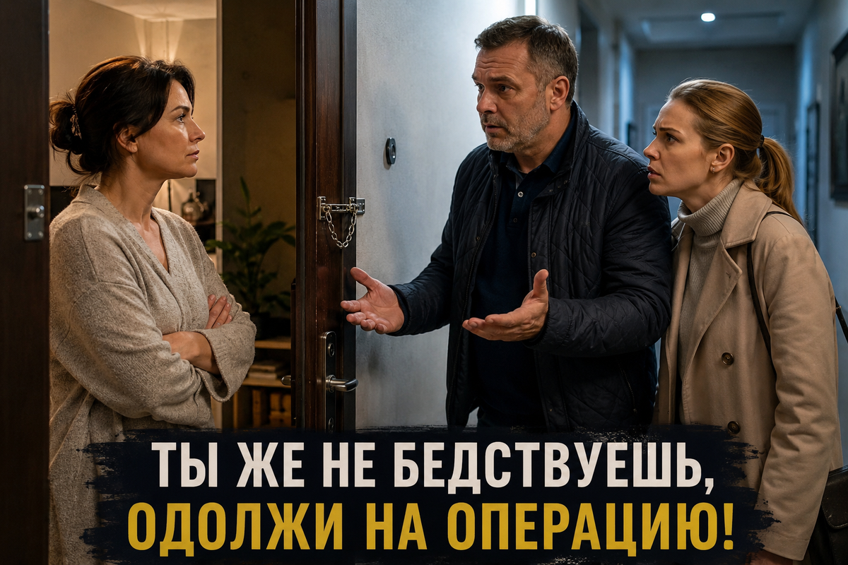 «Твой бывший умирает, помоги!» — потребовала его молодая жена