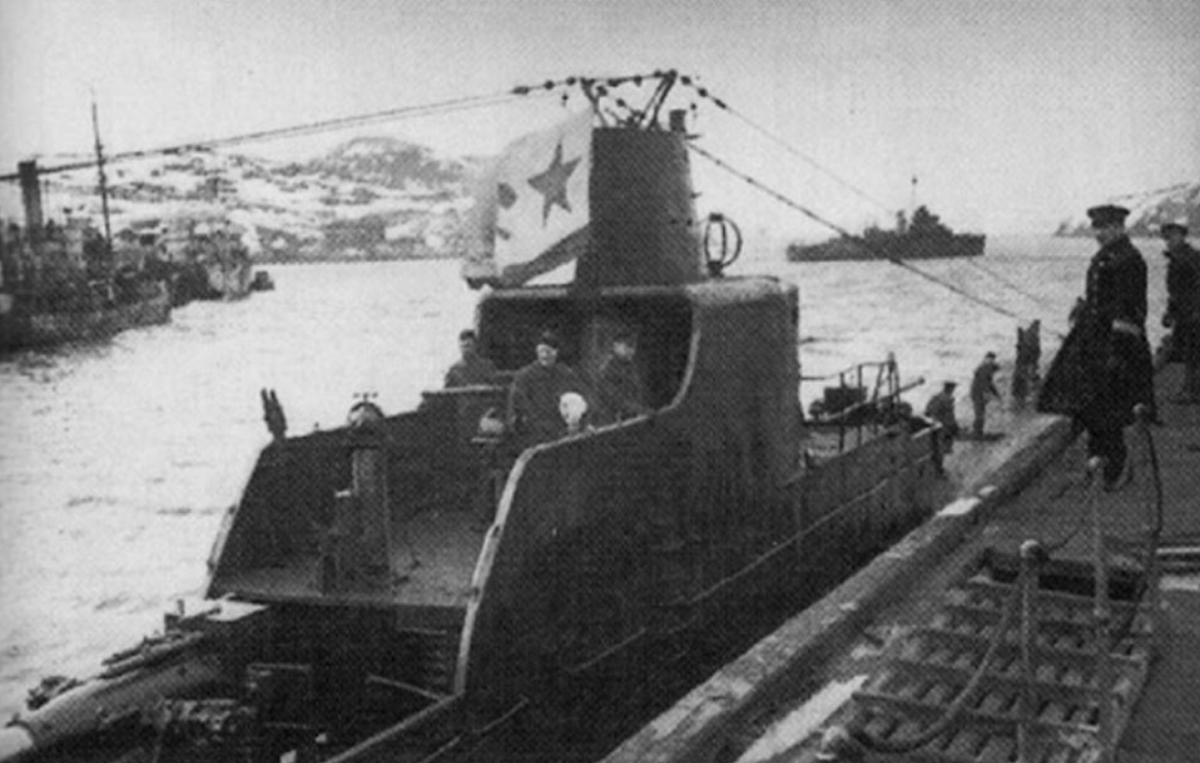 Подводная лодка К-2 в Полярном, 1941 -1942 годы