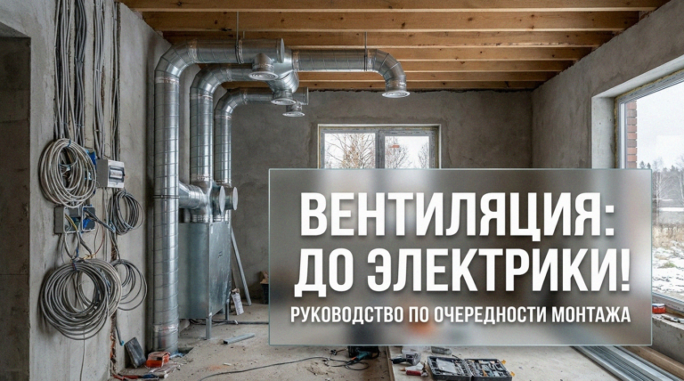    Определение правильной последовательности работ при монтаже инженерных систем.