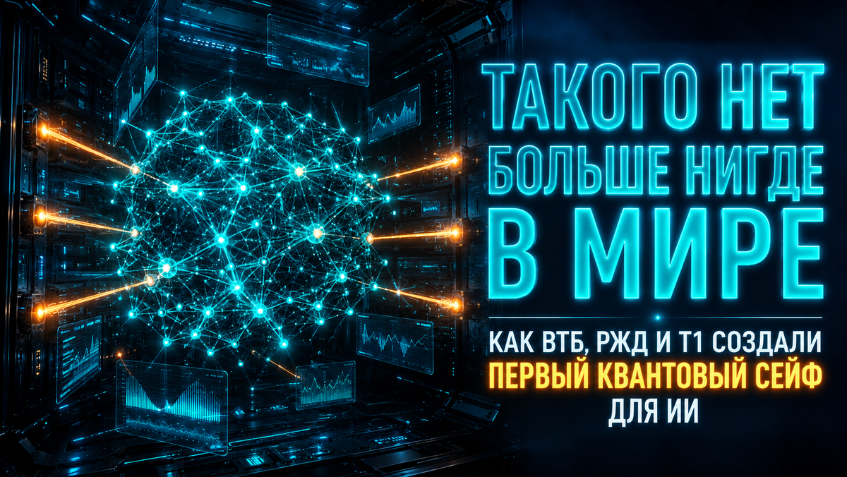 Защищенная нейросеть внутри изолированного сервера на выставке ПМЭФ 2026, демонстрирующая передовую защиту искусственного интеллекта.