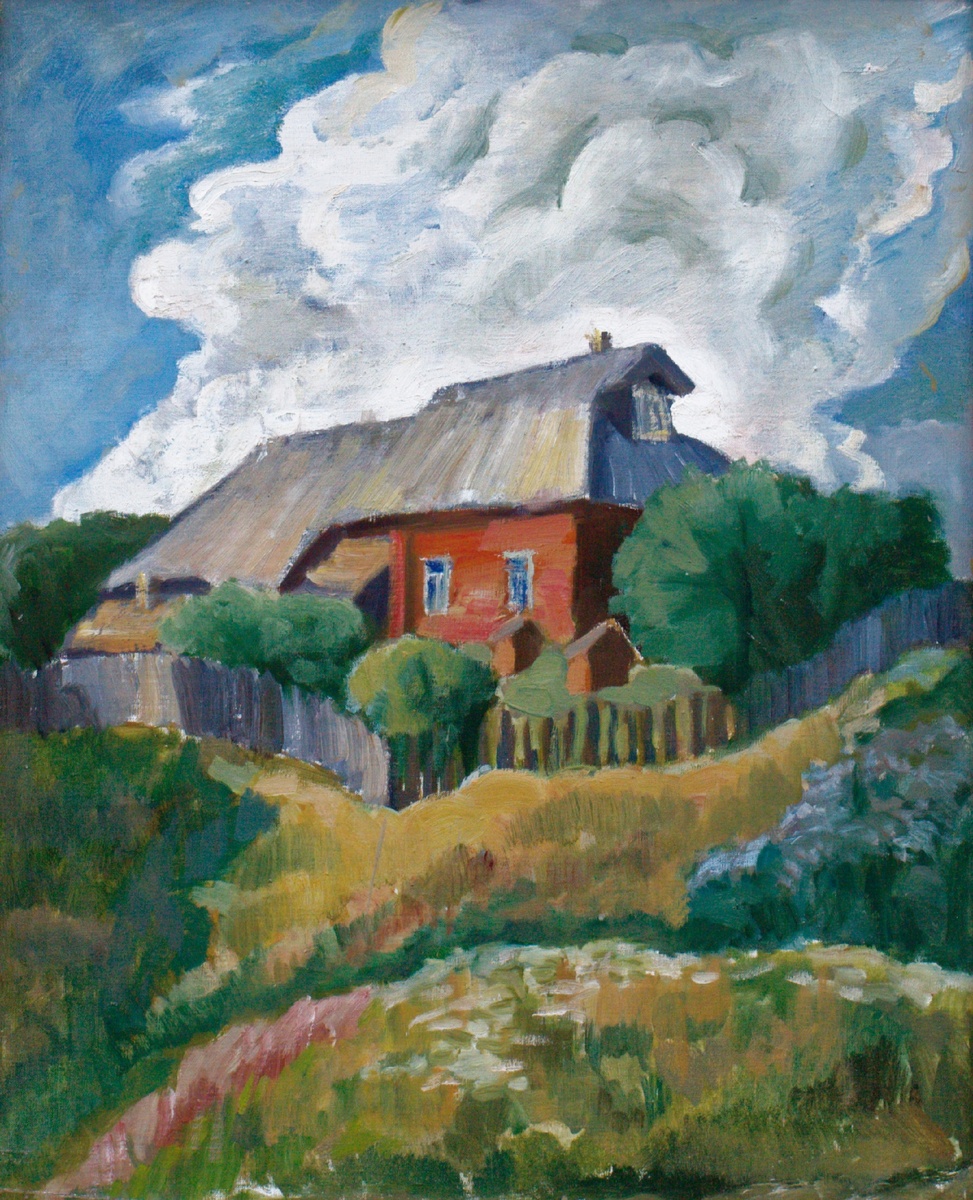 Ил. 3. Пшизов Н.С. Облако. 
г. Кострома. 1980-е гг. Холст, масло. 60х50 см. 
