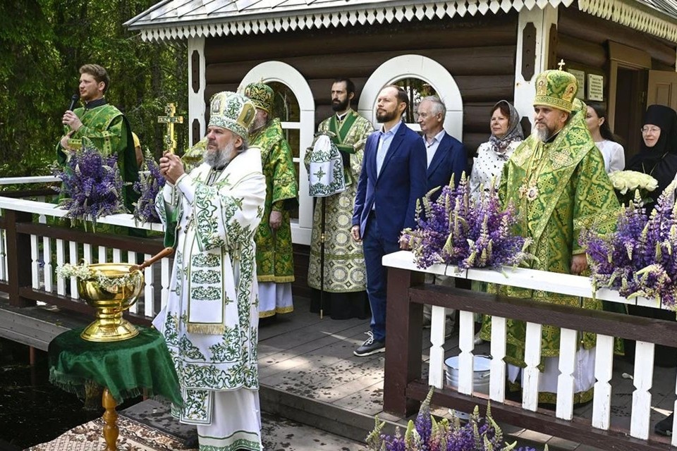    На истоке Волги. Фото: пресс-служба правительства Тверской области