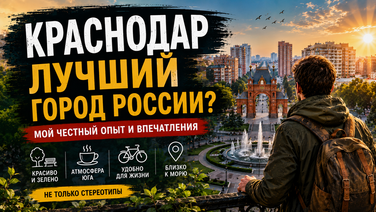 Краснодар — лучший город России? После нескольких поездок у меня появилось своё мнение