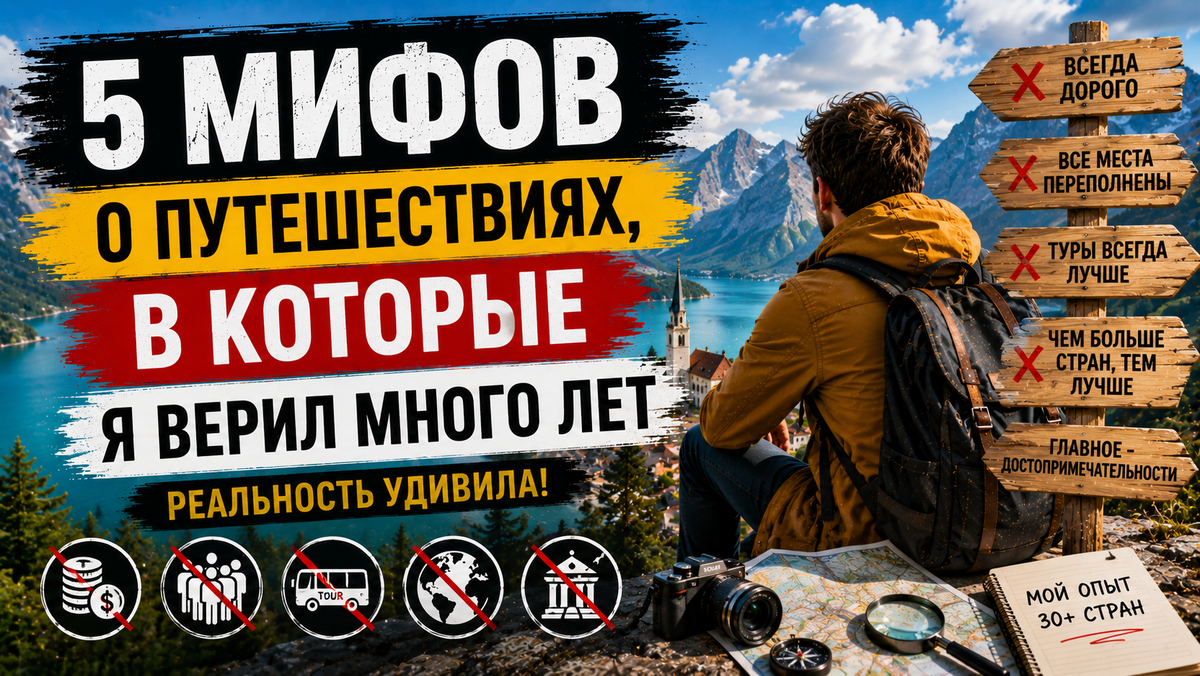 5 туристических мифов, в которые я верил много лет — и только путешествия помогли мне избавиться от них