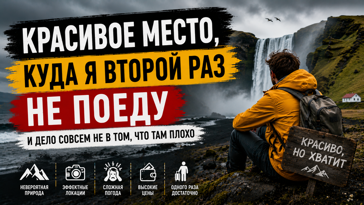 Красивое место, куда я второй раз не поеду. И дело совсем не в том, что там плохо