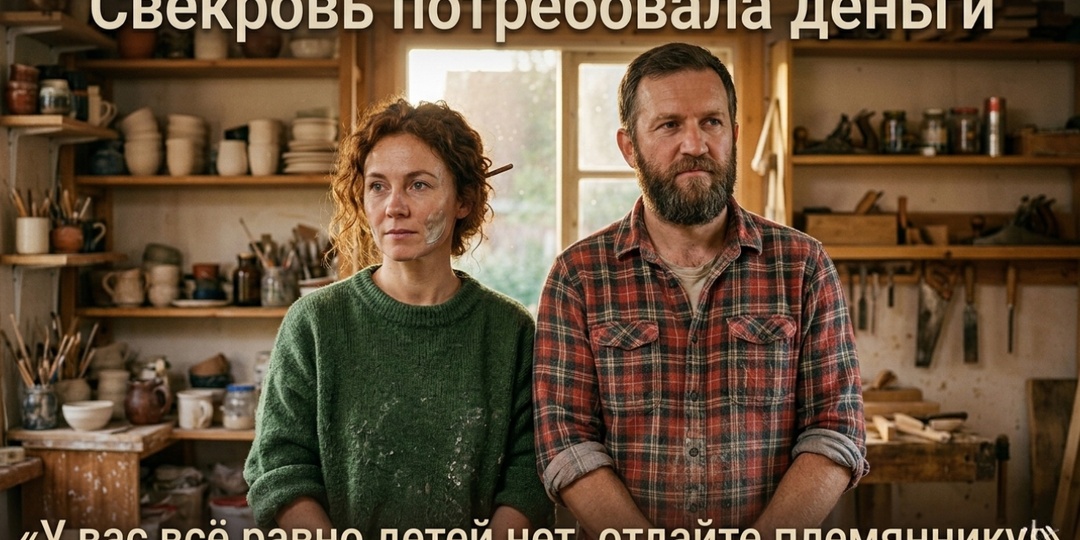 Свекровь открыла дверь своим ключом и буднично заявила: раз у вас детей всё равно нет, отдайте свободные деньги и комнату племяннику