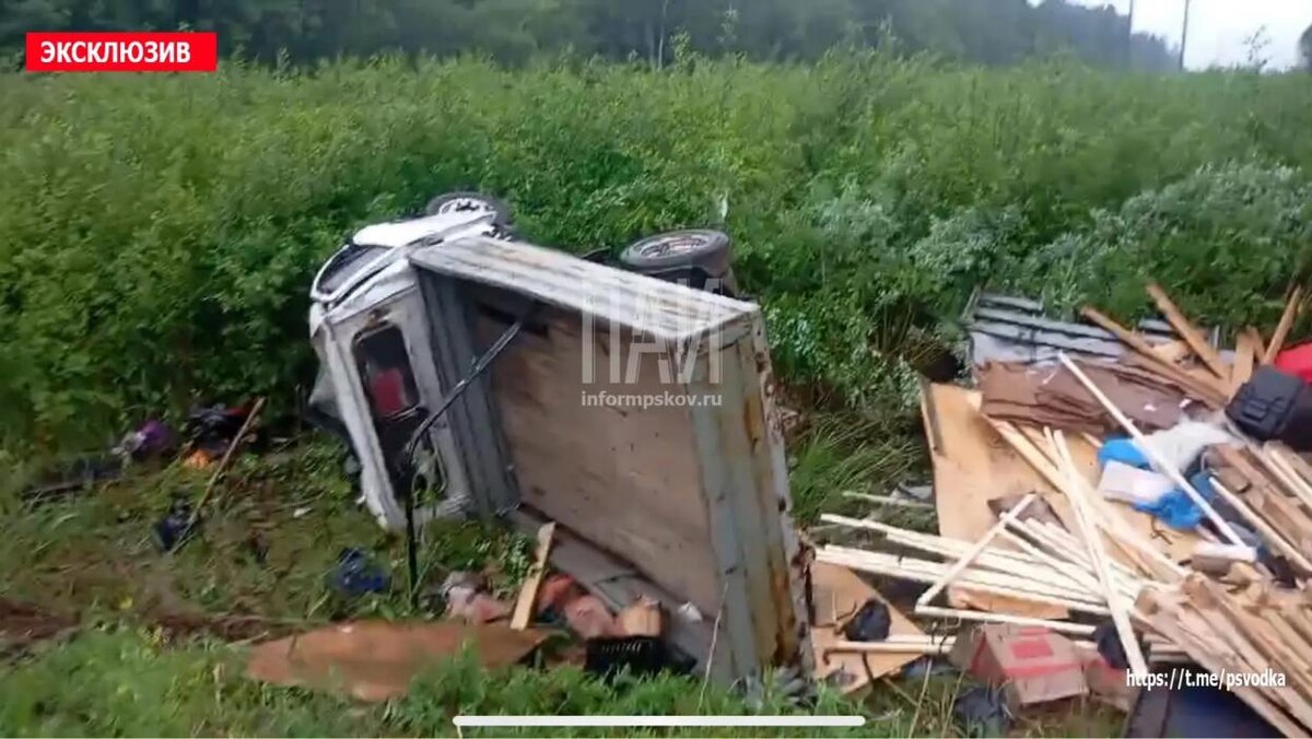 Два человека пострадали в ДТП с «Газелью» в Псковском районе
Фото: из канала «Псковская сводка» в мессенджере MAX